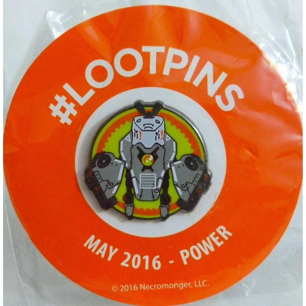 LootCrate Collectible Pin Versus Lootpins - May 2016 - Power